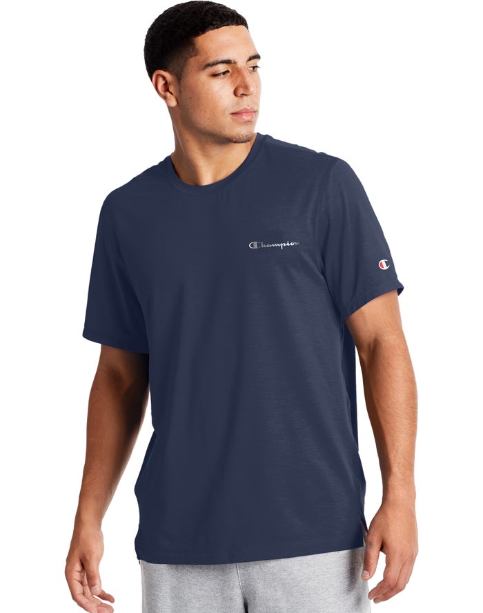 Champion Mens T-Shirt NZ - Sport Navy ( 9380-WASIX )